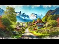 Lofi Switzerland 🏔️ 🏡 Snow Mountain Deep Focus Music [ Study | Calm | Heal ]