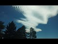 Really cool cloud formations (nice, sunny day)