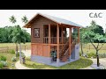 Simple Farmhouse | Tropical House | 5x6m | Two Bedroom