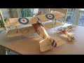 Making the Rubber-Powered 1914 Martinsyde S.1 Biplane - Start to Finish - Plan Available