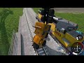 RUNAWAY TRAIN Crashes Through Cars in BeamNG Drive Mods!