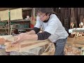 Japanese carpentry work for new houses [Wood Processing]