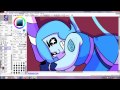 STEVEN UNIVERSE-gemsona-AQUAMARINE-speedpaint