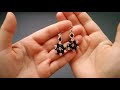 Boncuktan Kolay Küpe Yapımı || Simple & Easy Beaded Earrings Tutorial Video for Beginners