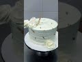 Simple 🍰cake decorating#amazingcake 💯flowers and buterfly cake decorating#foryouvidio💯#cakedesign