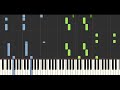Jim Yosef x ROY KNOX - Sun Goes Down (Piano Cover Synthesia)