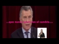 Discurso Macri en el Congreso 01·03·2017