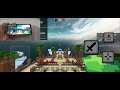 Jogando Skywars com os controles costumizados + Handcam | MCPE | Cubecraft