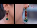 5 easy Pearl & Crystal Earring Design | DIY | 5 min Craft | Hand made jewelry | Art with Creativity