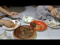 ASMR BREAKFAST WITH EGGPLANT TERASI SAMBEL