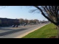 Motorcycles on Library Ave