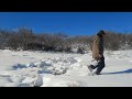 Postie With The Mostie In The Snowstie.. Snowstorm Motorcycle Camping..