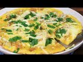 Just add eggs to potatoes. Only a few ingredients. Simple and delicious potato breakfast recipe