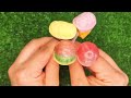 Satisfying Video ★ Unboxing Rainbow Lollipop Candy ★Yummy Sweets Cutting ASMR