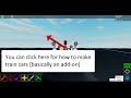 How To Make a Train In Plane Crazy [Roblox]