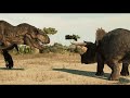 T-Rex vs Triceratops 🦖 Jurassic World Evolution 2 - Tales From Isla Sorna [4K]