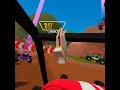 Seeing a weird glitch that happens when you leave in rec rally in rec room!