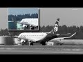 New video shows front wheel of Alaska Airlines airplane wobbling, forcing an emergency landing