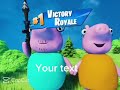 Peppa pig plays Fortnite