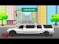 Learning Street Vehicles | Cars and Trucks for Kids | Videos for Children | Little Kids TV