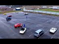 Drone Footage - Parking Lot Low Flyover
