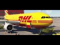 FLIGHT SIMULATOR // A300F DHL DUBLIN-LEIPZIG