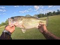 Fishing For 12lb Bass In TROPHY Pond! (Bank Fishing)