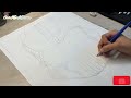 Drawing and sketching Thanos from Avengers 🥳All sketching steps-part01