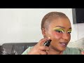 MAKEUP TRANSFORMATION| HOW TO CREATE OLIVE GREEN CUT CREASE| UZASEMBOMKHIZE
