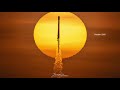 4K 120fps: SpaceX 17th Starlink Launch Solar Transit Slow Mo