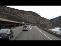 Terraced CO mountain road on I-70 part 2