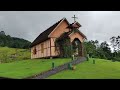 Igreja Enxaimel | Mostrando a paisagem da Pousada Rural Mundo Antigo | Pomerode SC