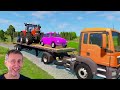 Fat Car vs LONG CARS with Big & Small: Long Lightning Mcqueen with Ball vs Trains Thomas - BeamNG
