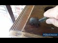 1935 Crosley 635/655 cabinet repair and restoration.  Part #5 of 6