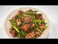 Sautéed (Stir Fry) Pork Ribs/Spareribs with Asparagus, Amazing Combination, Delicious! (ENG SUB)