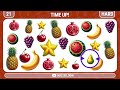 Guess the Fruit by Emoji🍓🍏🍉| Easy, Medium, Hard levels| Quizzer Odin