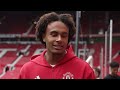 Joshua Zirkzee's First Time At Old Trafford & Meeting Ten Hag 🔴🎥