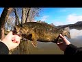 GIANT SMALLMOUTH DURING HIGH MUDDY WATER!!!(Susquehanna River)