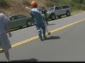 Cop radar guns us longboarding bombing at 53-57 mph!