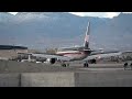 Donald Trump's Boeing 757-2J4(N757AF) arriving at Las Vegas!