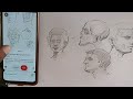 How to study Bridgman || how to draw portrait drawing for beginners || #portrait #portraitdrawing