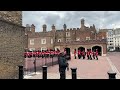 Band of The Scots Guards March Back To St. James Palace: Change of The Guard