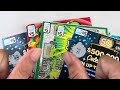 MIX OF TICKETS ILLINOIS LOTTERY SCRATCH OFFS #hobby #lottery #diary