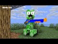 Monster School : ALL GUN CHALLENGE - Minecraft Animation