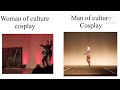 Woman of culture vs man of culture cosplay(metal gear rising)