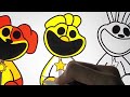 Poppy Playtime 3 Coloring Pages Mix / How to Color all Monster and Boss / Satisfying Colouring