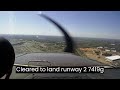 {No Filler} Run up to landing Cessna 172 Flight towered and non towered audio