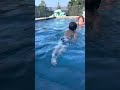 Aksel swimming