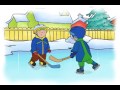 Caillou S04 E06 | Snowflakes // Caillou Shoots! He Scores! // Caillou goes Tobogganing