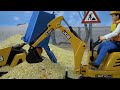 Bibo Play With Toy Fire Truck Excavator Dump Truck - Funny Stories Construction Vehicle Collection